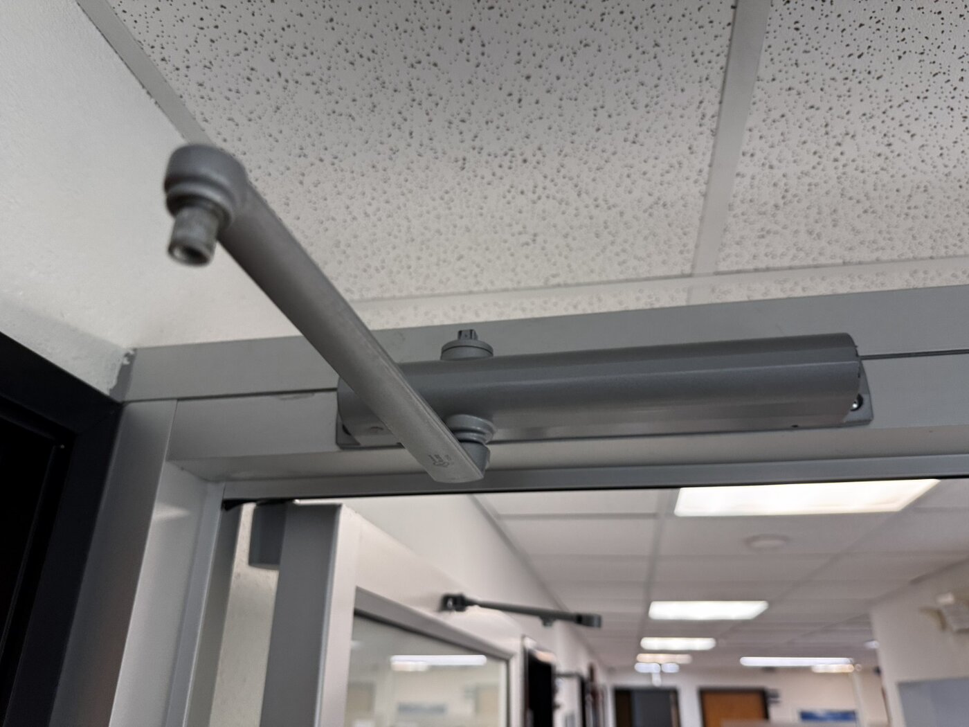 Door closer repair detail