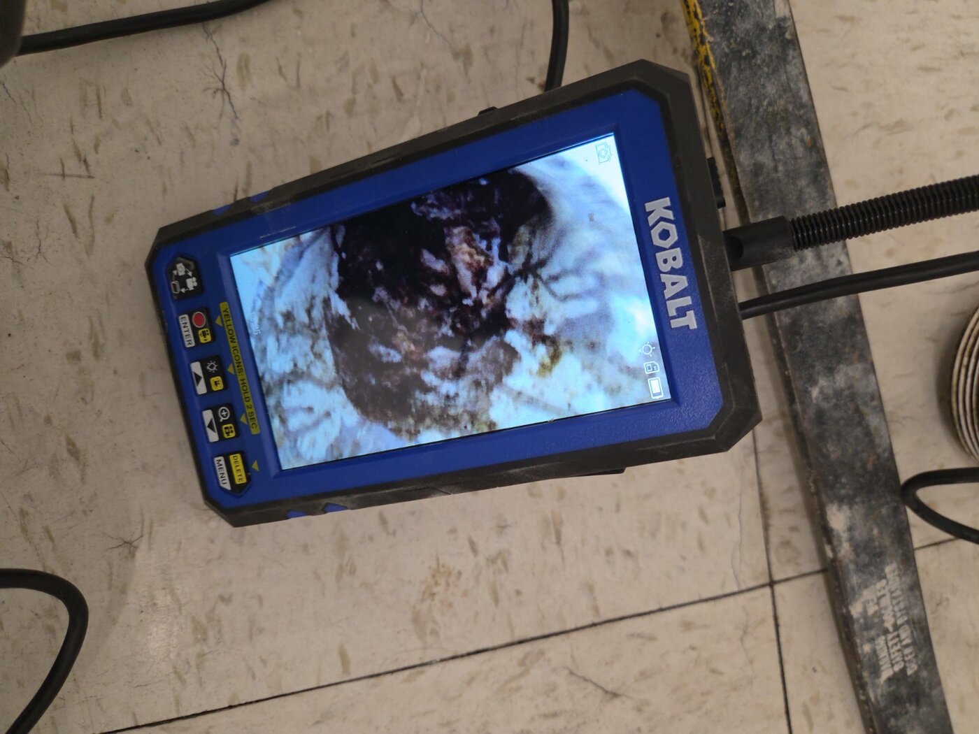 Drain inspection detail